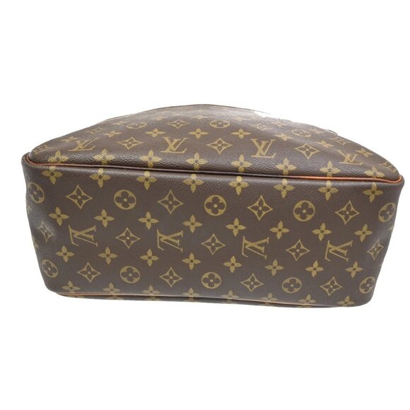 LOUIS VUITTON LV Logo Deauville Hand Bag Monogram Leather Brown M47270 89TA045 - Picture 6 of 16